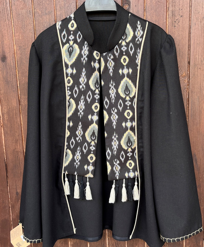 کت زنانه لینن و باتیک