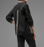 کت زنانه کتان با المان های ایرانی